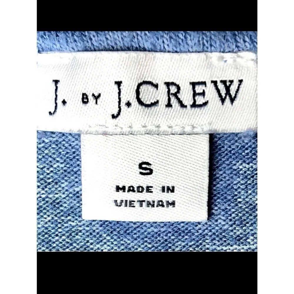 J. Crew Lightweight Sweater with Tie at Waist in Blue Heather Women’s S